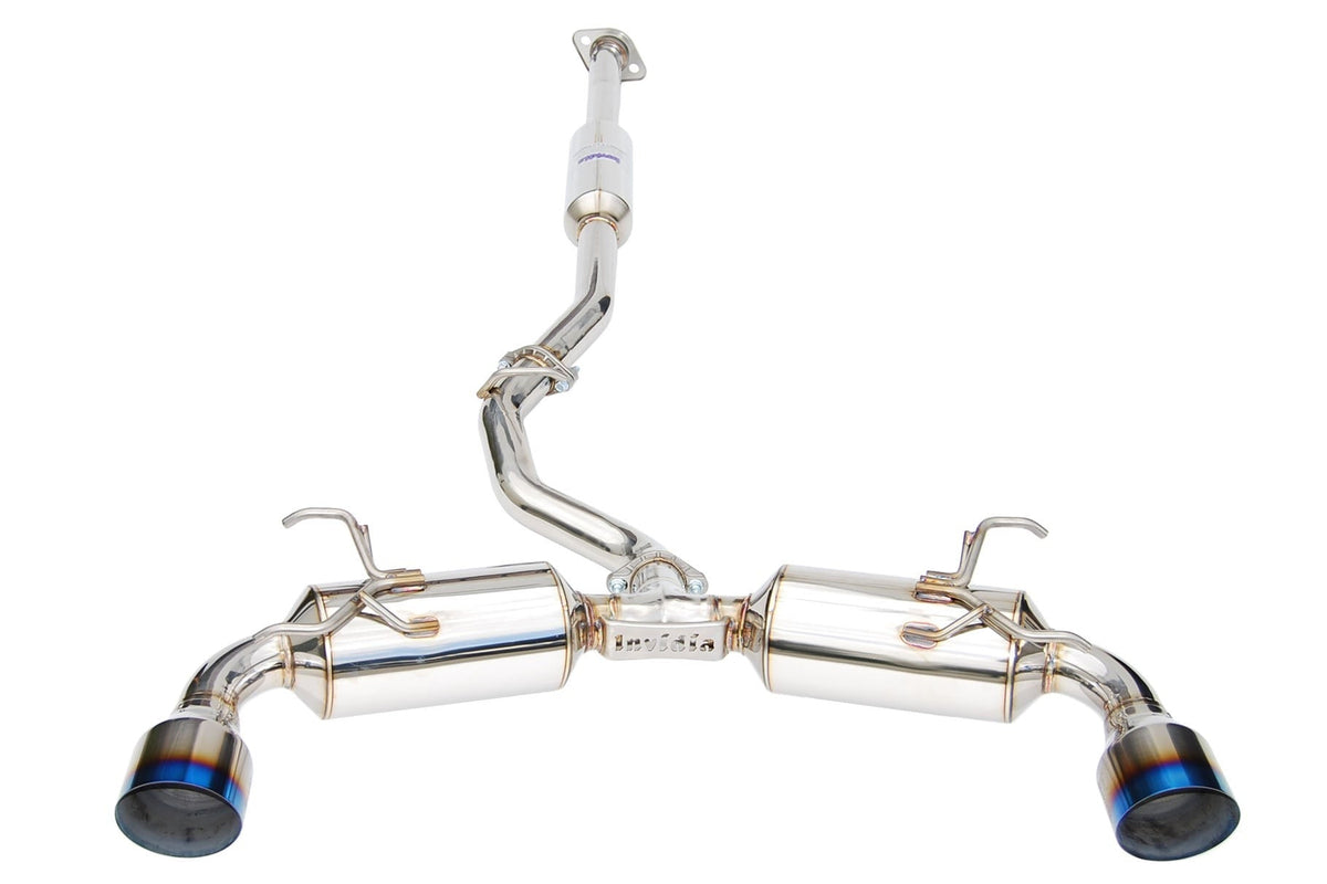 Invidia N2 Cat Back Exhaust - Titanium Tips - 2013-2024 Scion FR-S / Subaru BRZ / Toyota 86
