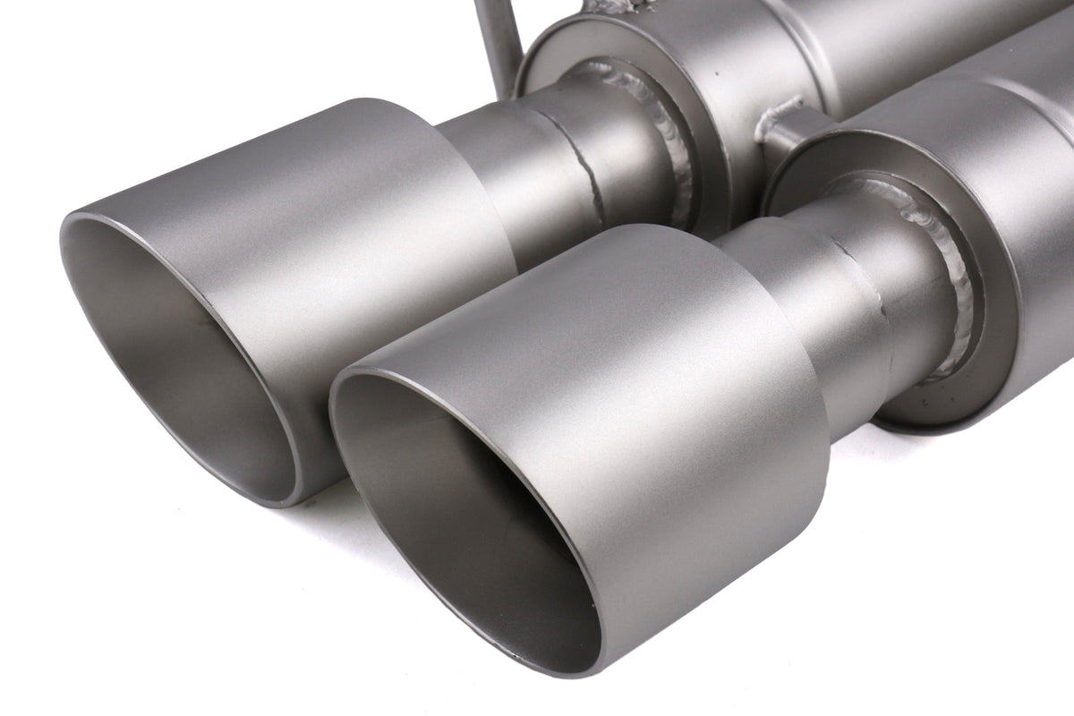 cp-e Austenite Axle Back Exhaust w/ Titan Tips - 2015-2021 Subaru WRX / STI