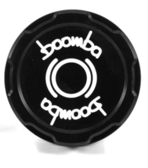 Boomba Racing Brake Reservoir Cover Cap Black - 2015-2021 Subaru WRX