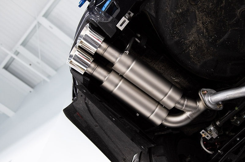 cp-e Austenite Axle Back Exhaust w/ Titan Tips - 2015-2021 Subaru WRX / STI