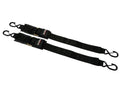 SpeedStrap 2in x 4ft Marine Transom Tie-Down Straps with Snap S-Hooks (2 Pack)