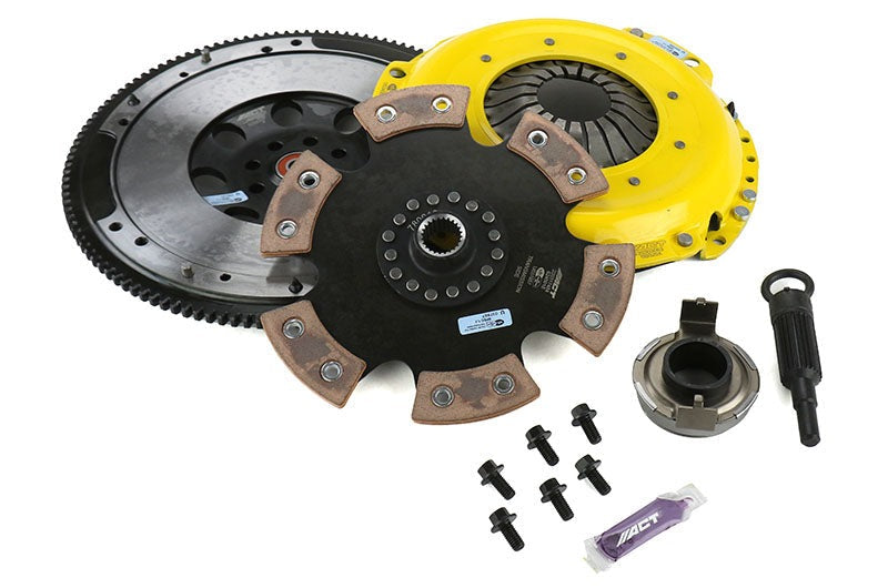 ACT Xtreme Race Rigid 6 Pad Clutch Kit w/ Streetlite Flywheel - 2006-2026 Subaru WRX