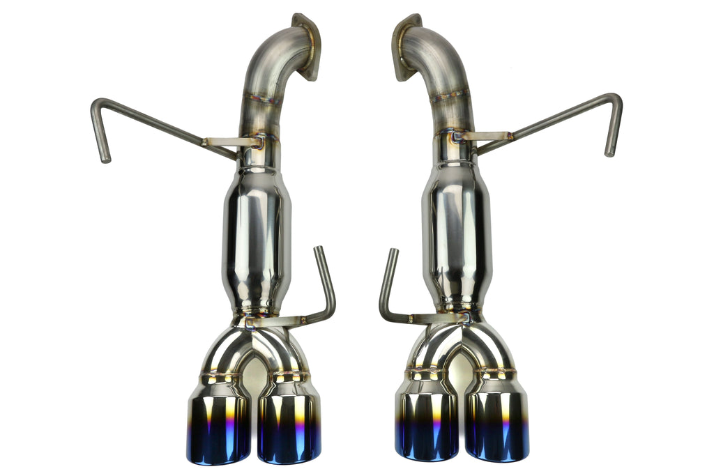 ETS Axle Back Exhaust System w/ Muffler Blue Tips - Subaru Models (inc. 2015-2020 WRX / 2015-2018 STI)