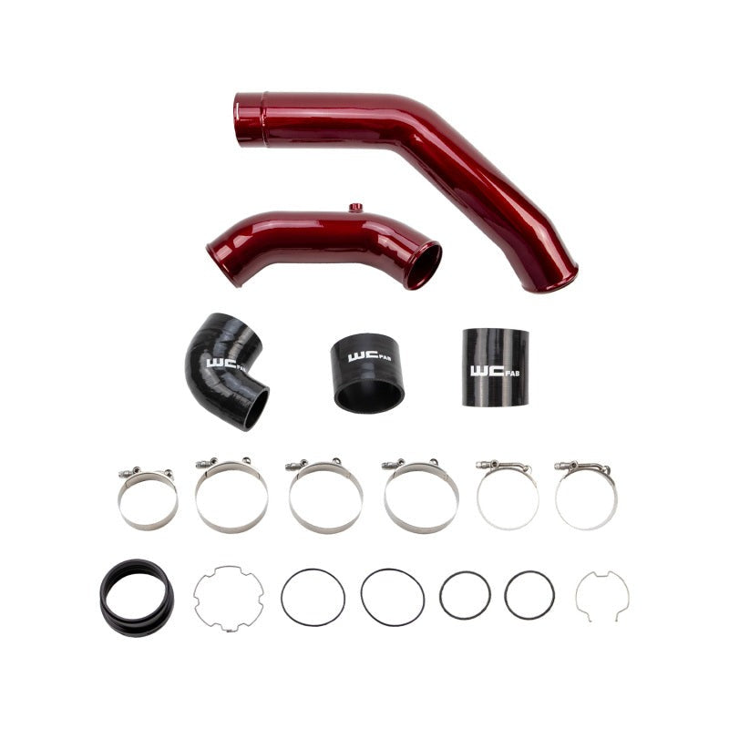 Wehrli 17-25 Ford Power Stroke 6.7L High Flow Intercooler Pipe Kit - Sparkle Granny Smith
