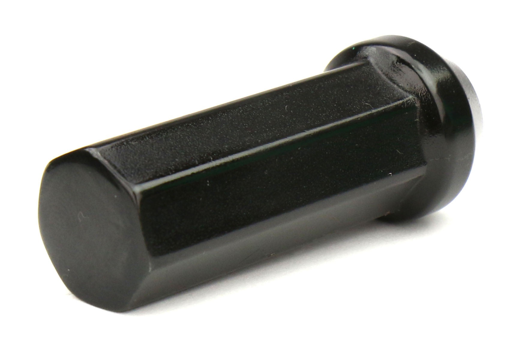 Project Kics Kyokugen Heptagon 50mm Closed Ended Black Lug Nuts 12x1.25 - Universal