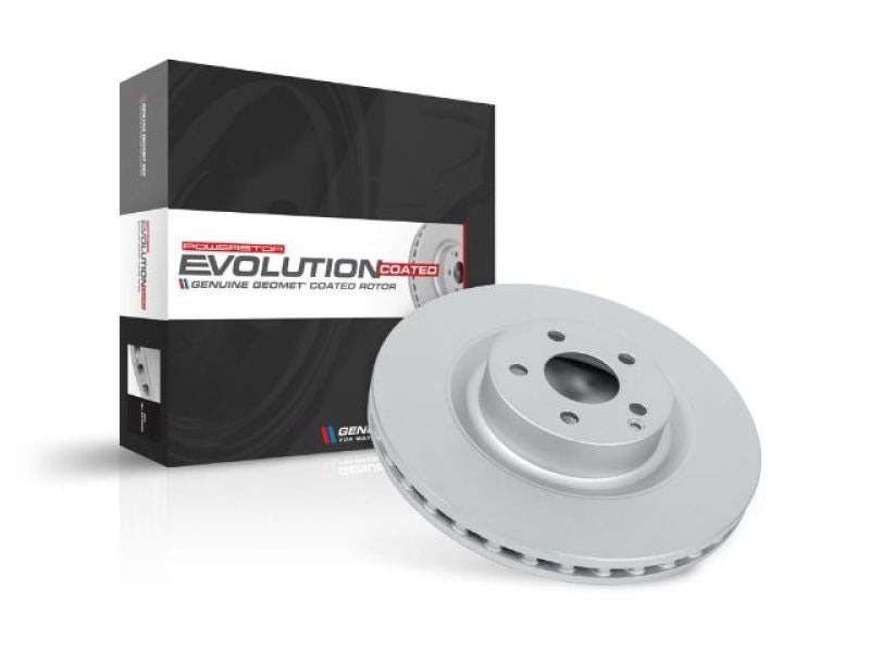 Power Stop Evolution Geomet Coated Rotor - Rear - 2006-2009 Subaru Legacy