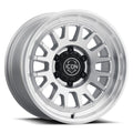 ICON Alloys Anza 17x8.5 6x5.5 0mm 4.75" Backspacing Silver Machined Wheel - 8217858347SM