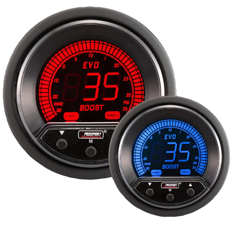 ProSport 2-1/16" Premium EVO Electrical Boost Controller Gauge