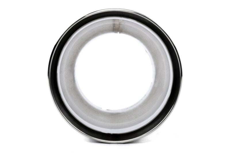 Dinan Double-Walled 4in Clamp-On Exhaust Tip - Polished - 4in Outlet / 3in Inlet
