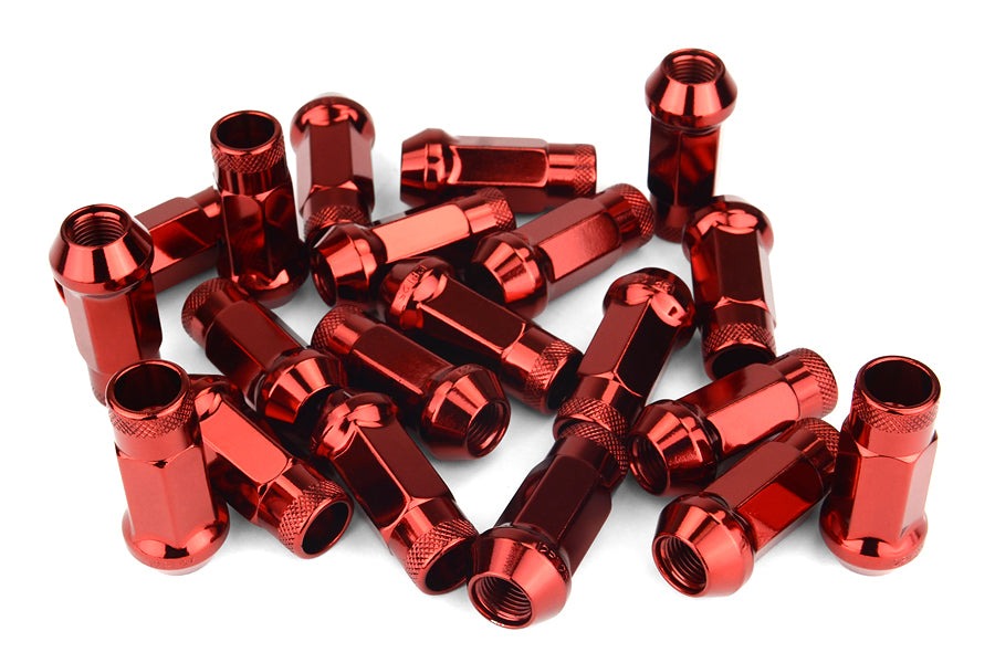 Wheel Mate Muteki SR48 Open End Lug Nuts - Red 12x1.25 48mm