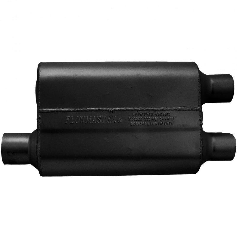 Flowmaster 40 Series Delta Flow 2.5-Inch Offset Inlet / Dual 2.25-Inch Outlets Muffler - 9425432