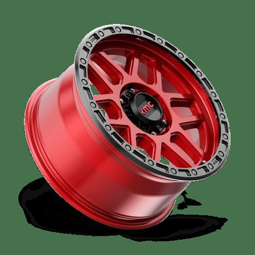 KM544 18X9 6X5.5 C-RED BLK-LP 18MM