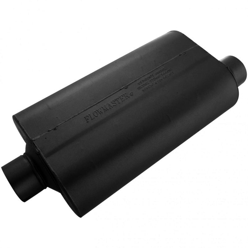 Flowmaster Super 50 Series 3-Inch Center Inlet/Offset Outlet Muffler - 53057