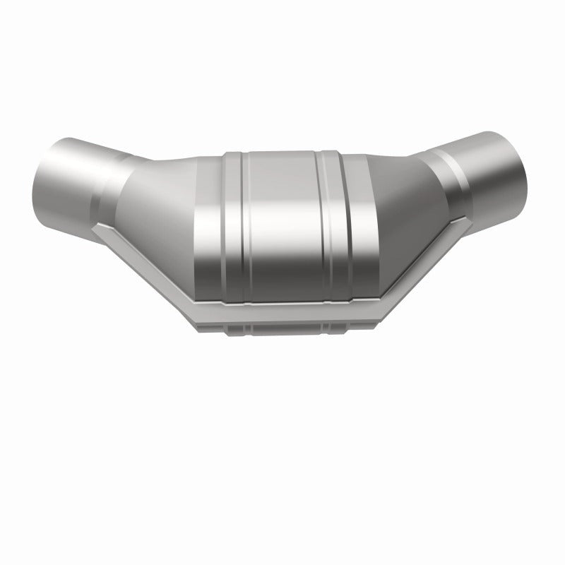 MagnaFlow Universal Catalytic Converter - 2.00in Angled In/Out Front - CARB Compliant