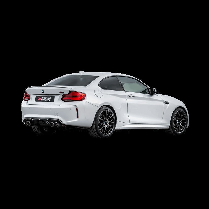 Akrapovic Slip-On Line Titanium with Carbon Fiber Tips for 2018+ BMW M2 Competition/M2 CS (F87N) - S-BM/T/3H