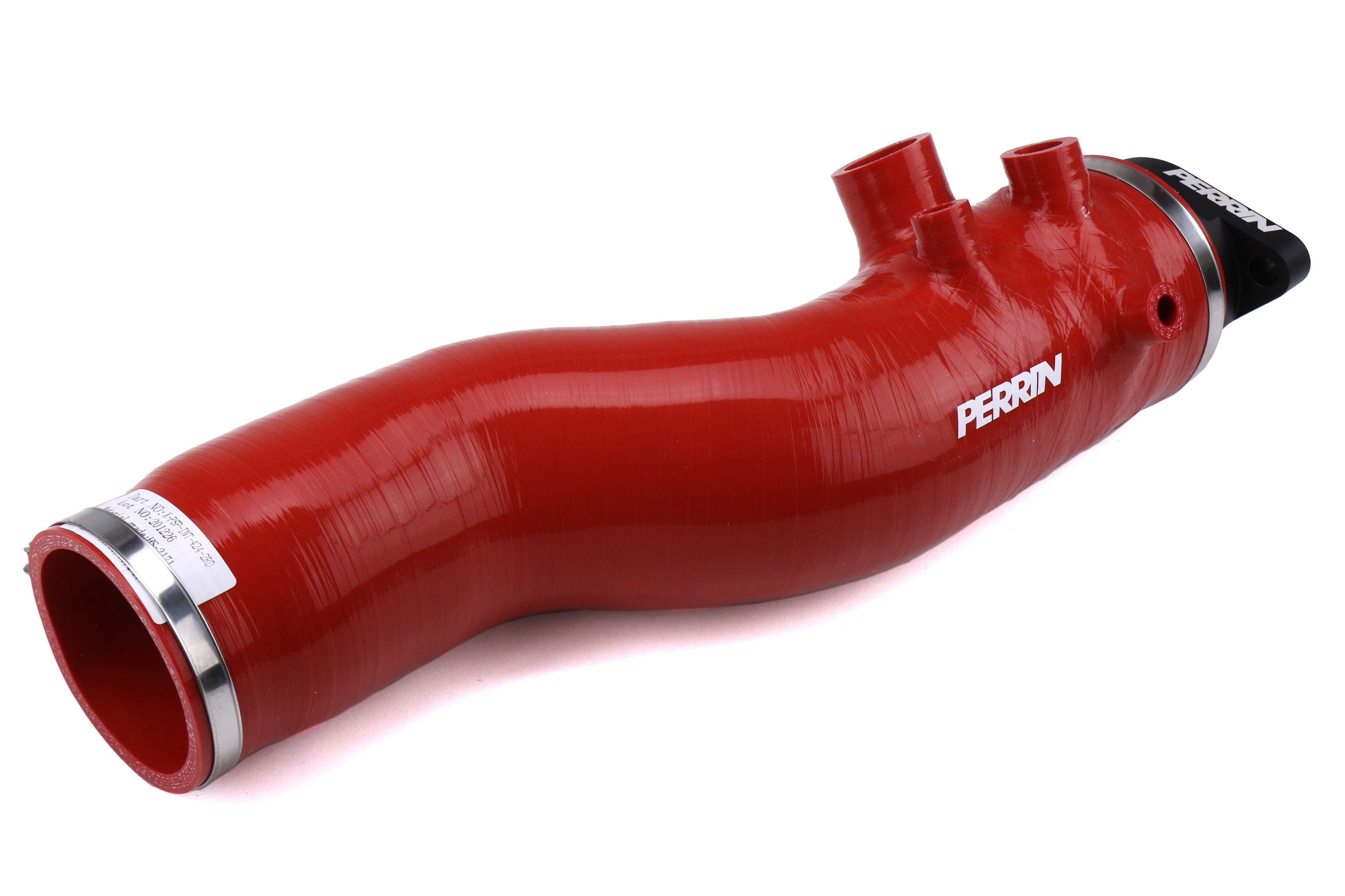 PERRIN Turbo Inlet Hose w/ Nozzle Red - 2015-2021 Subaru WRX
