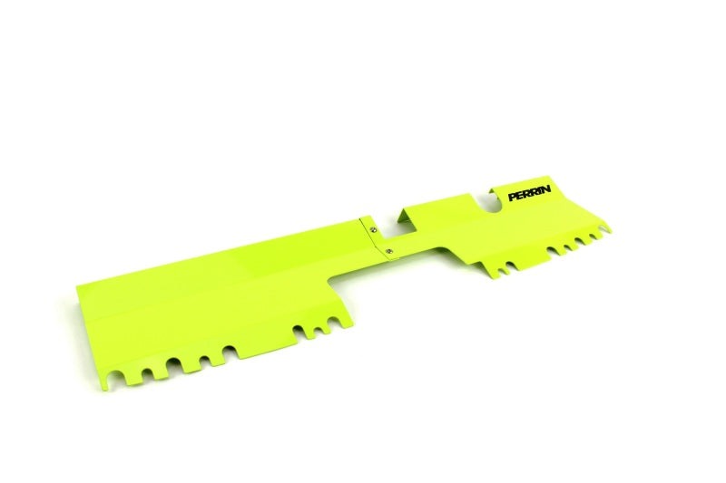 PERRIN Radiator Shroud (Without OEM Intake Scoop) - Neon Yellow 2015-2021 Subaru WRX/STI