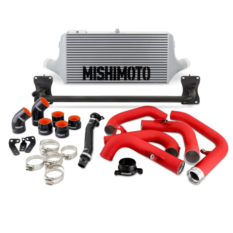Mishimoto Front Mount Intercooler Kit - Silver Core / WRD Pipes - 2022-2026 Subaru WRX