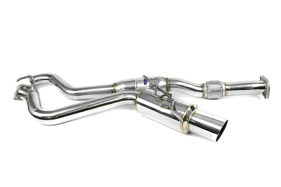 Invidia N1 Cat Back Exhaust - Stainless Steel Tip - 2008-2014 Subaru WRX / STI Hatchback