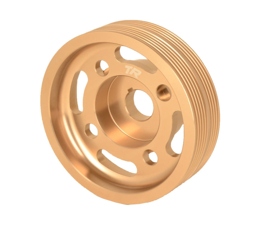 Tomioka Racing Lightweight Crank Pulley - 2002-2021 Subaru WRX / STI / 2005-2012 Subaru Legacy GT / 1998-2013 Subaru Forester XT