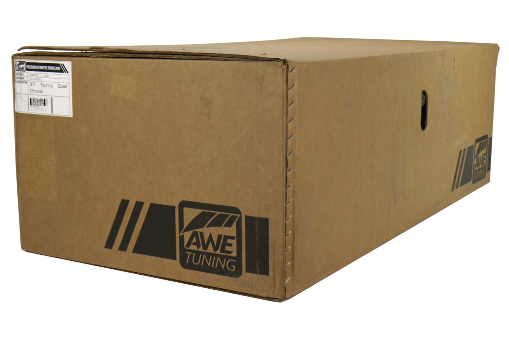 AWE Touring Edition Cat-Back Exhaust (Chrome Silver Tips) - 2011-2021 Subaru WRX / STI