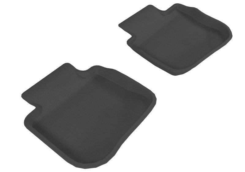3D MAXpider Kagu Floor Mat - Black - 2nd Row - 2010-2014 Subaru Legacy / 2010-2014 Subaru Outback
