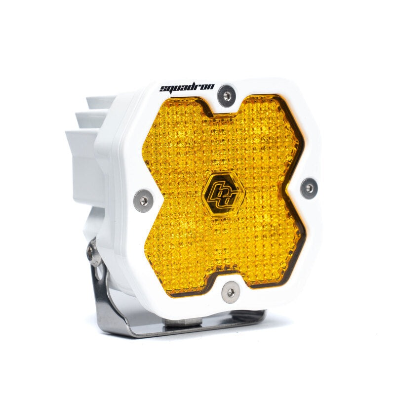 Baja Designs Squadron 2.0 Sport LED Work/Scene - Baja Amber w/White Housing