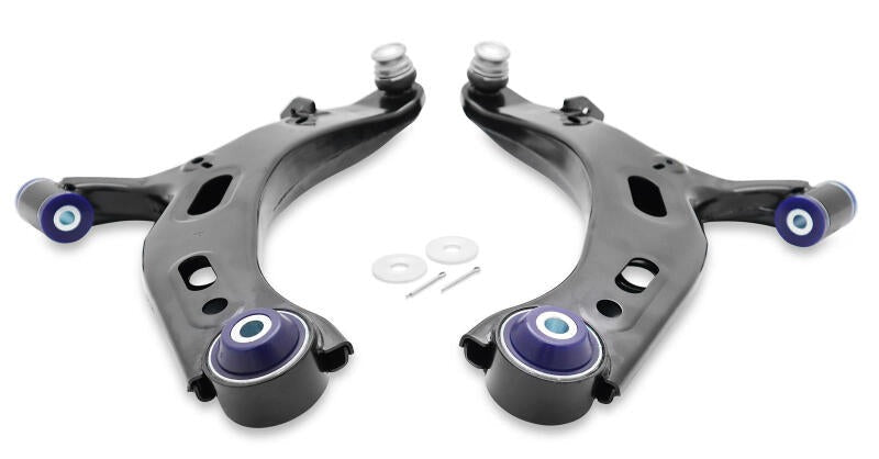 SuperPro Front Lower Control Arm Set w/Bushings - 2010-2014 Subaru Legacy