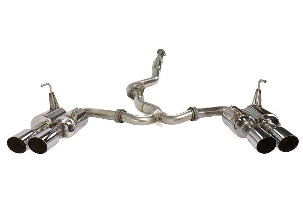 MXP Comp RS Cat Back Exhaust SS Tips - 2015-2021 Subaru WRX / STI