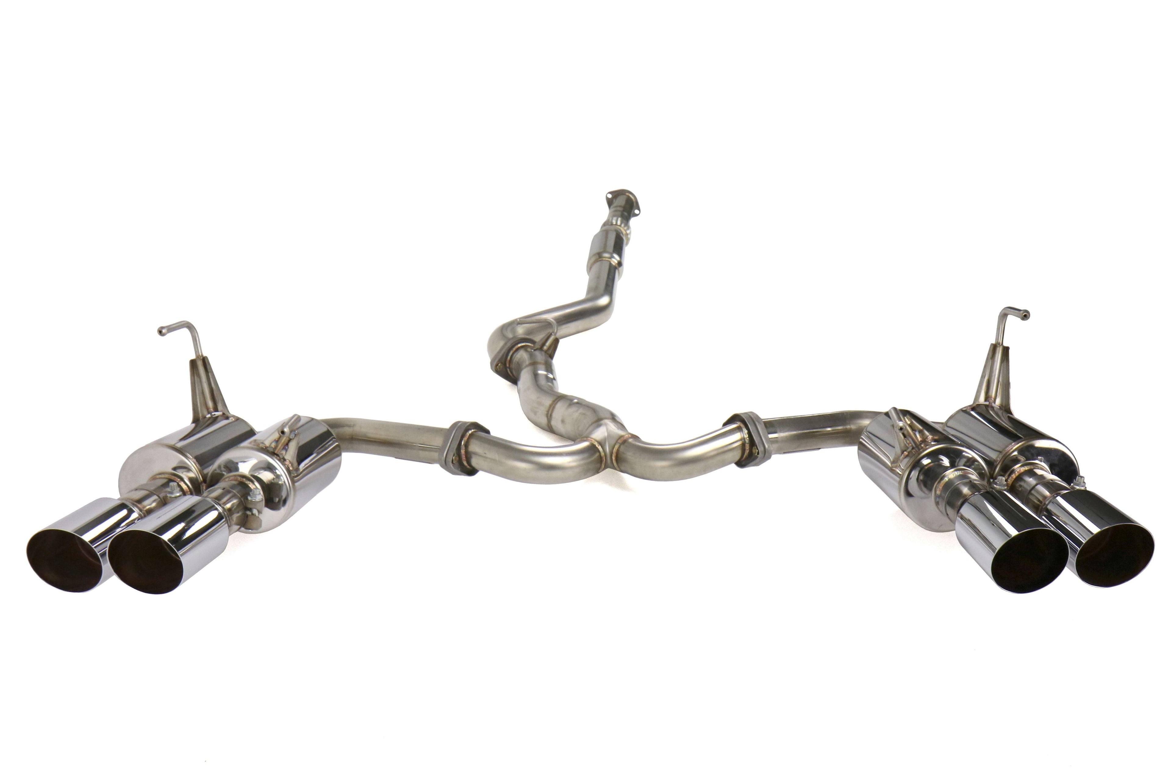 MXP Comp RS Cat Back Exhaust SS Tips - 2015-2021 Subaru WRX / STI