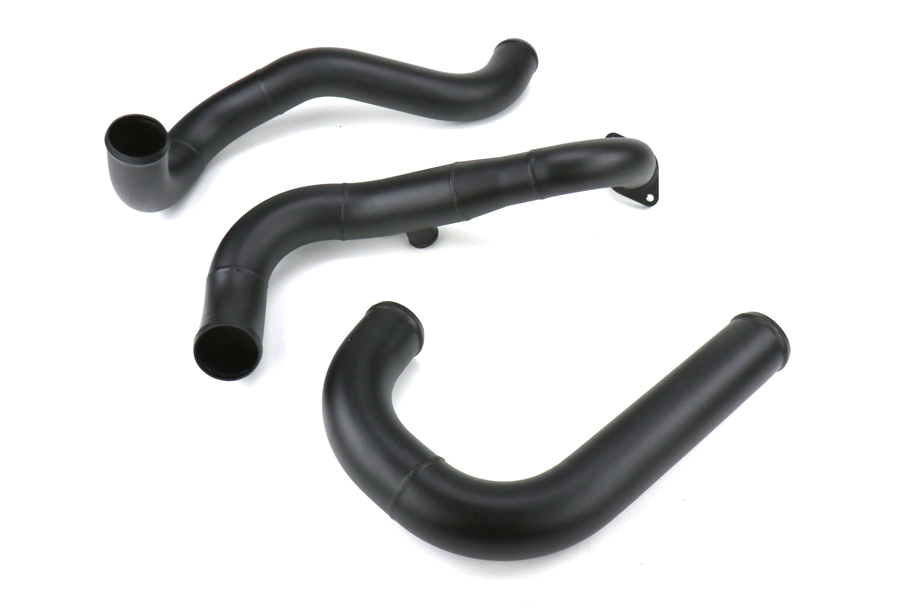 TurboXS Front Mount Intercooler Kit Wrinkle Black - 2015-2021 Subaru WRX