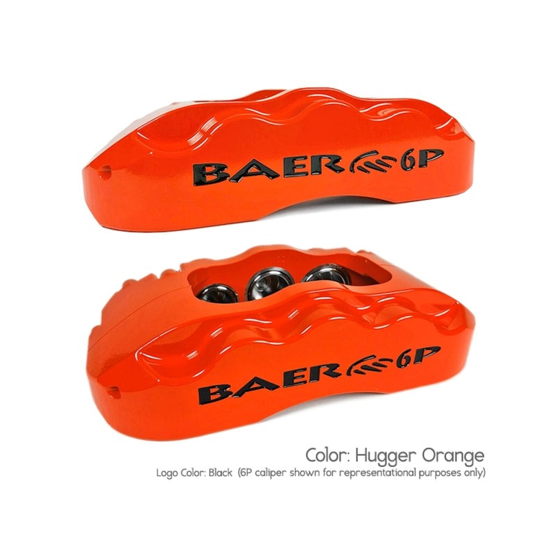 Baer Brakes 1993 Ford Mustang 13in SS4+ Rear SDZ Brake Kit - Hugger Orange