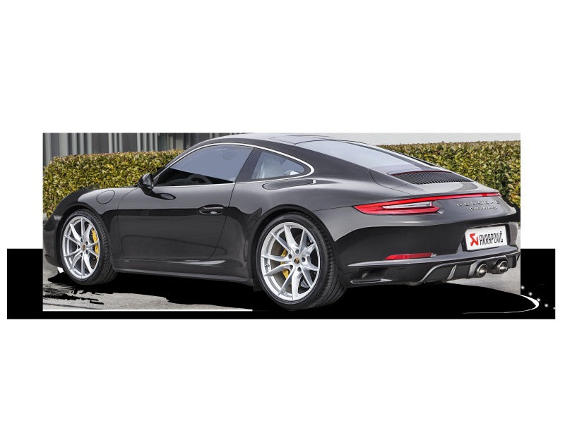 Akrapovic Slip-On Line Titanium with Titanium Tips for 2016-2017 Porsche 911 Carrera S/4/4S/GTS (991.2) - S-PO/TI/5H