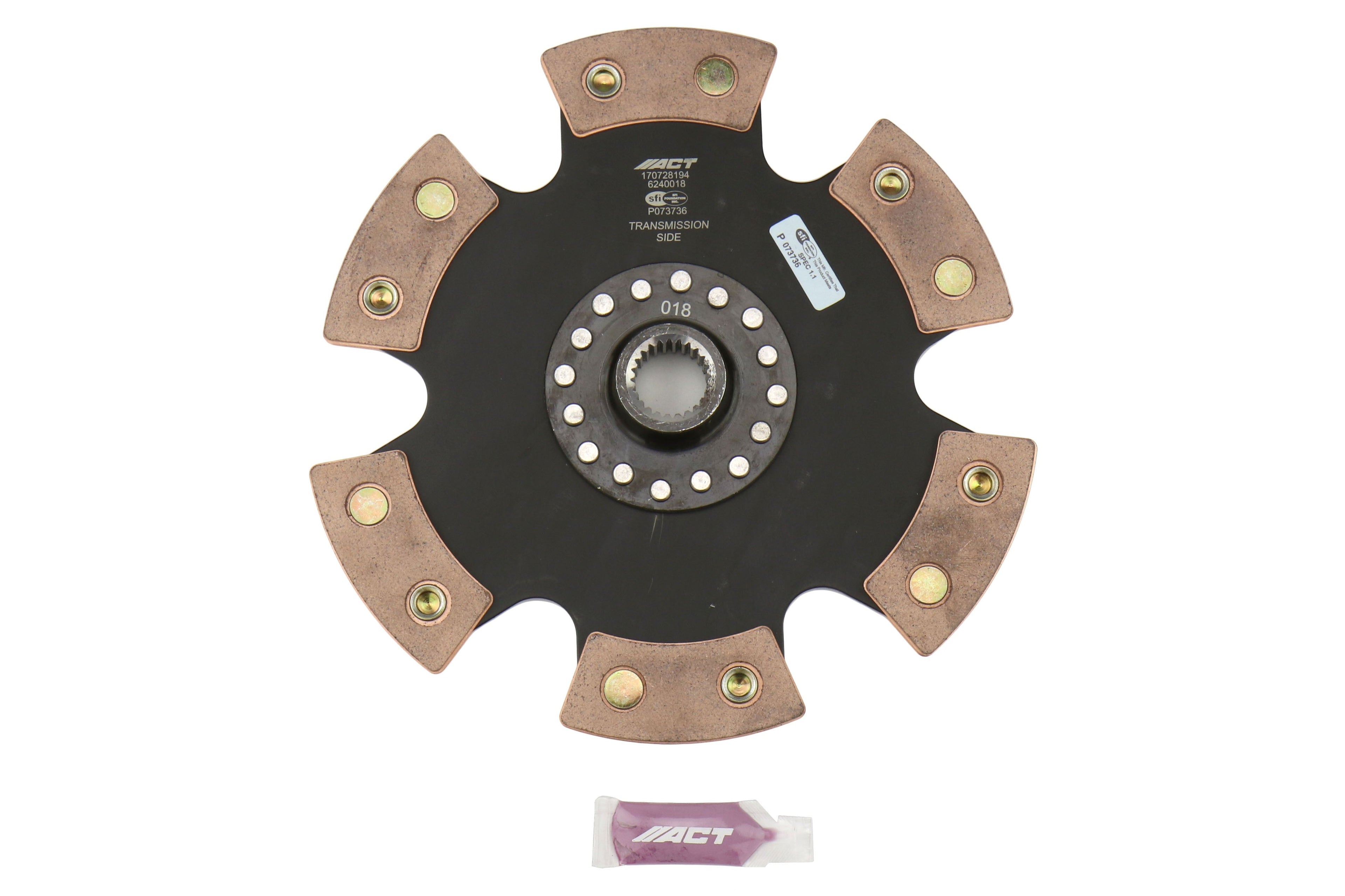 ACT Subaru 6 Pad Rigid Race Disc - Subaru Models (inc. 2006+ WRX / 2004+ STI)