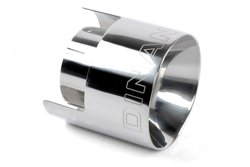 Dinan Double-Walled 4.5in Clamp-On Exhaust Tip - Polished - 4.5in Outlet / 3in Inlet