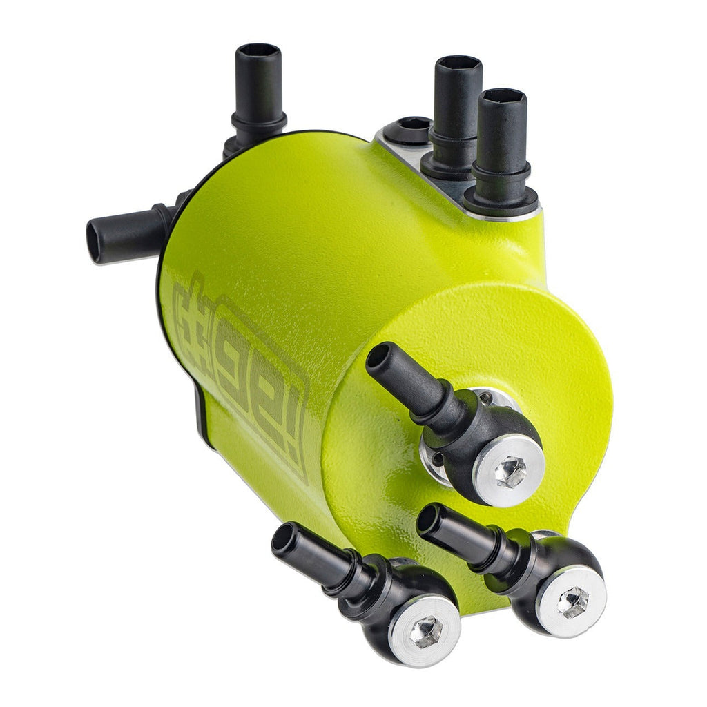 IAG Performance Air Oil Separator AOS - Neon Yellow - 2015-2021 Subaru WRX / 2014-2018 Forester XT