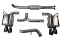 Corsa Sport Cat Back Exhaust - Black Quad 3.5in Tips - 2015-2021 Subaru WRX