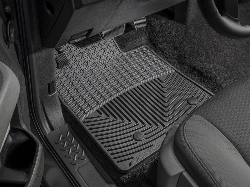 WeatherTech Rear Rubber Floor Mats - Black - 2010-2014 Subaru Legacy / Outback