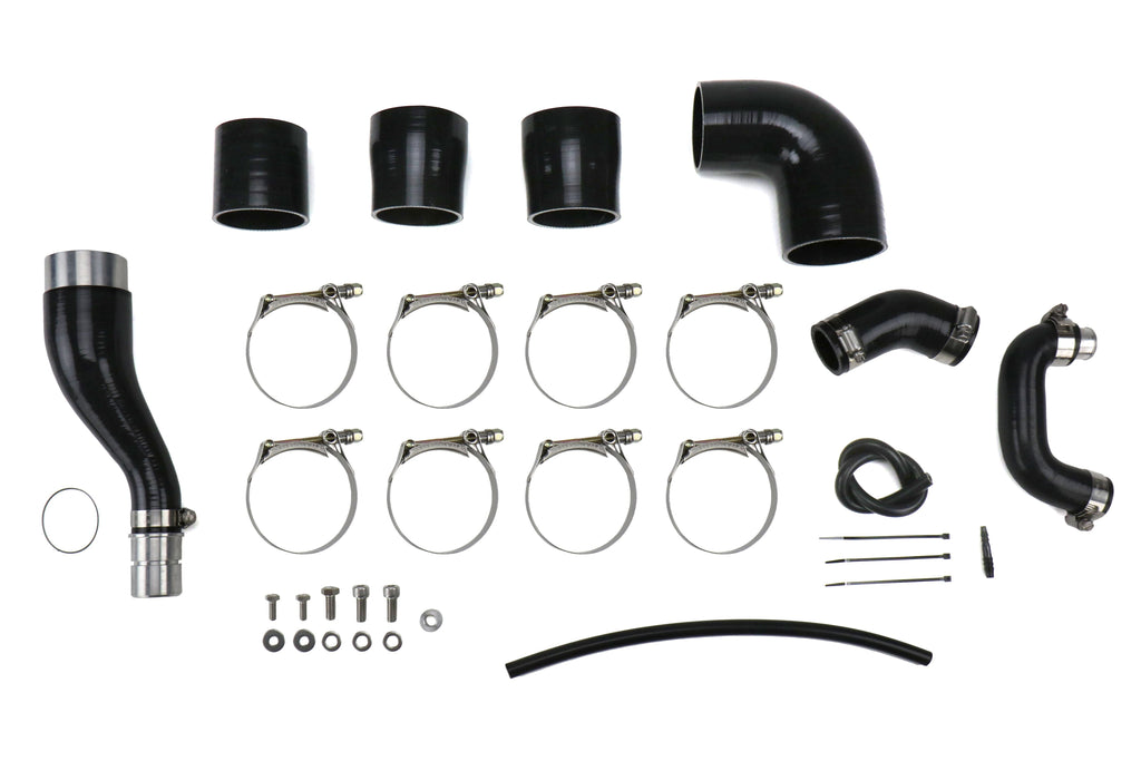 TurboXS Front Mount Intercooler Kit Wrinkle Black - 2015-2021 Subaru WRX