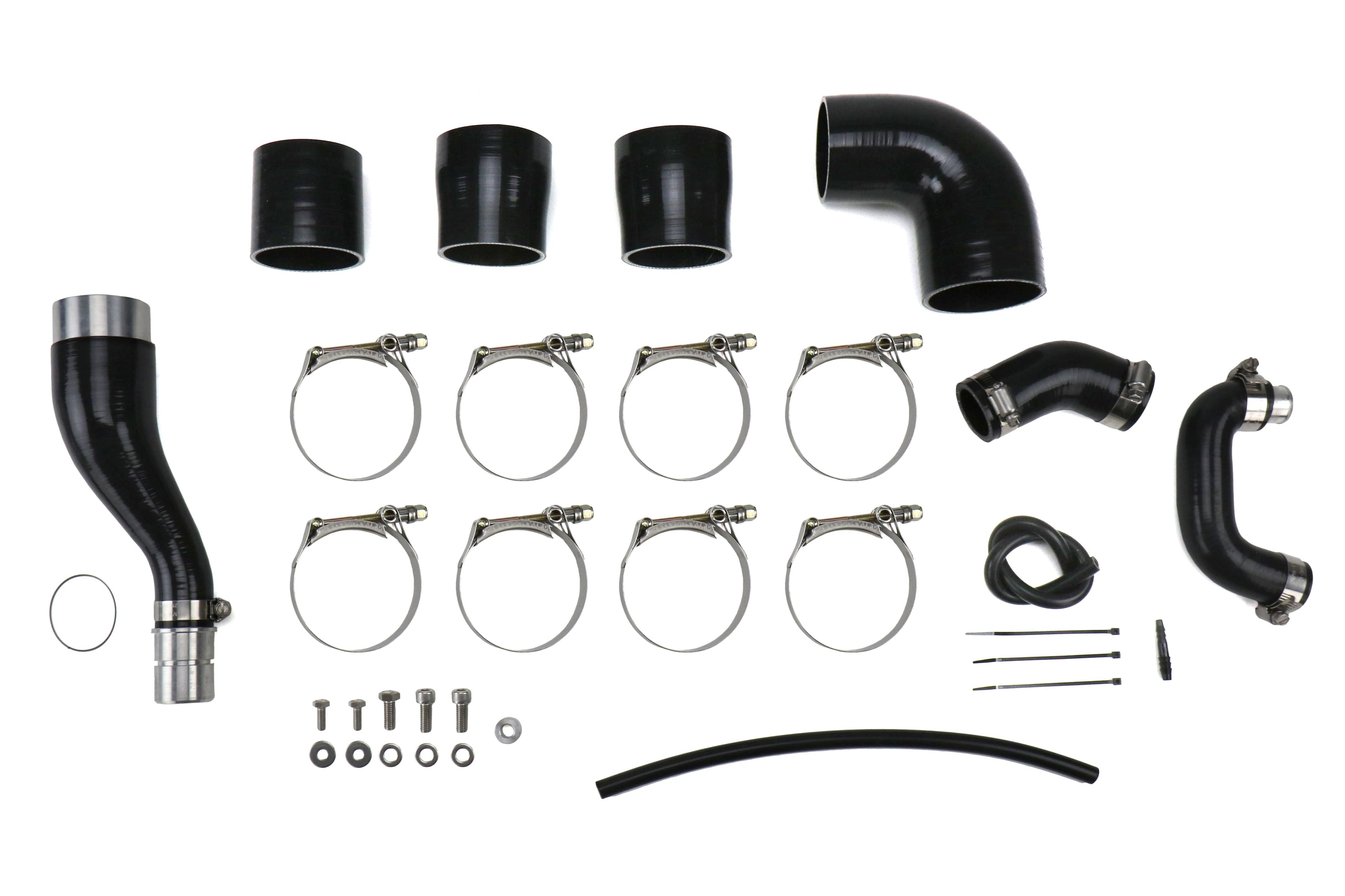TurboXS Front Mount Intercooler Kit Wrinkle Black - 2015-2021 Subaru WRX