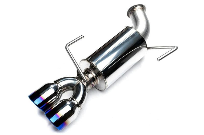 ETS Cat-Back Exhaust System w/ Muffler Resonated Blue Tips - 2022-2024 Subaru WRX
