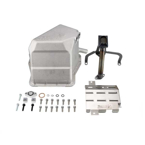 Killer B Motorsports Cast Performance Oil Pan w/ High Flow Pickup & Baffle - Subaru Models (inc. 2002-2014 WRX / 2004+ STI)