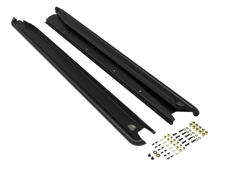 aFe Terra Guard Trail Slider Steps - Black - 2015-2019 Subaru Outback H4-2.5L / H6-3.6L
