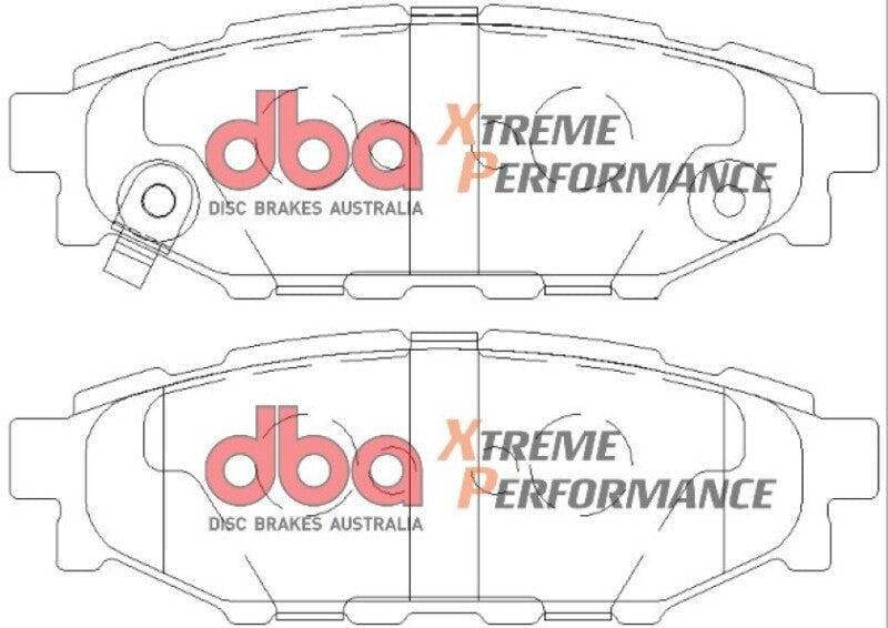 DBA XP650 Rear Brake Pads - 2008 Subaru WRX