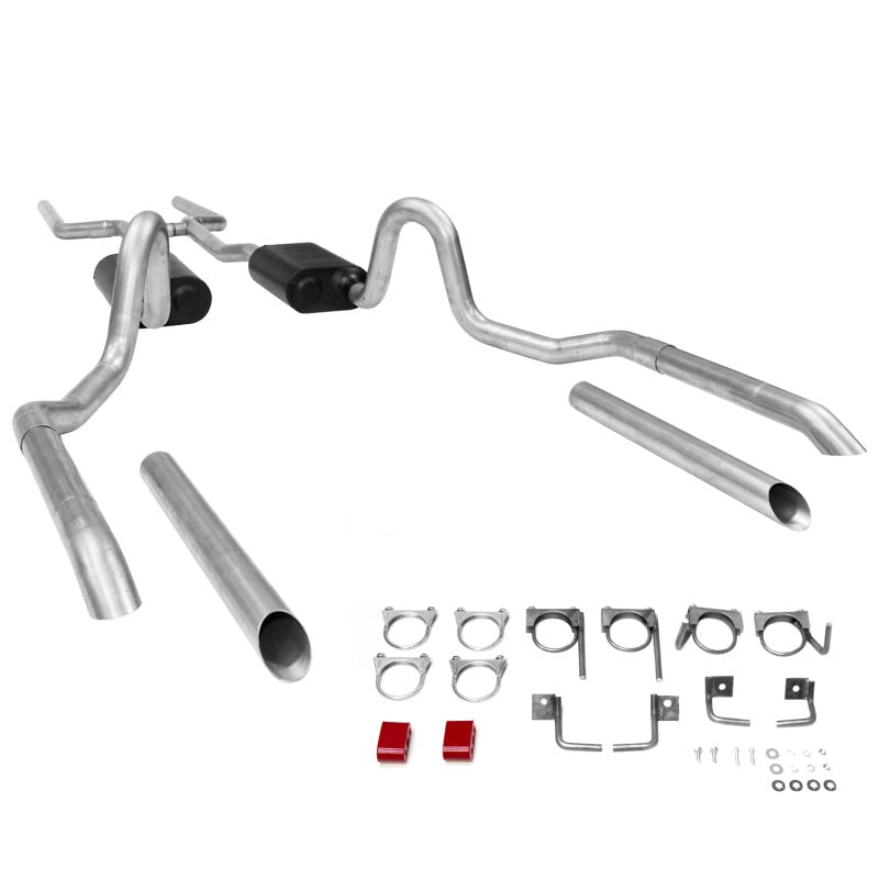 Flowmaster American Thunder Crossmember-Back Exhaust for 1964-1972 GM A-Body - 17119