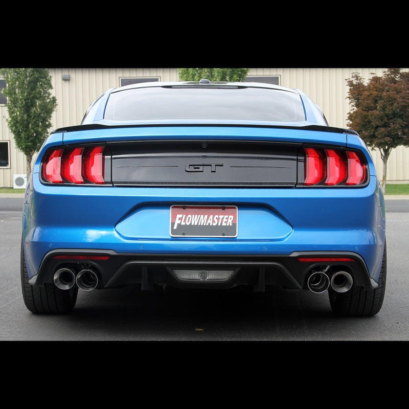 Flowmaster 18-23 Mustang 5.0L American Thunder Axle-Back Exhaust System (w/Valves)