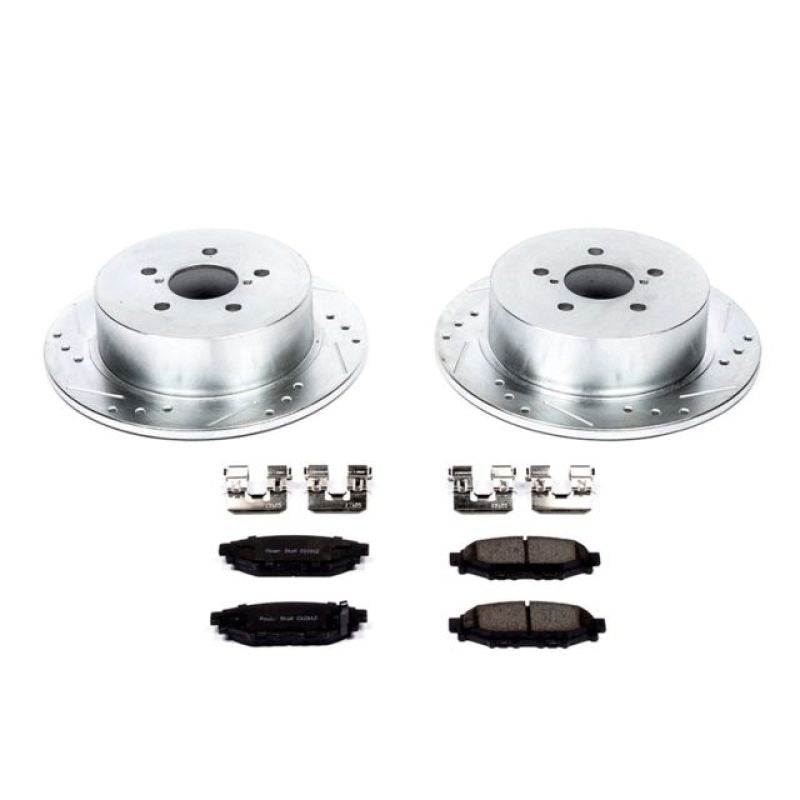 Power Stop Z23 Evolution Sport Brake Kit - Rear - 2005-2009 Subaru Legacy