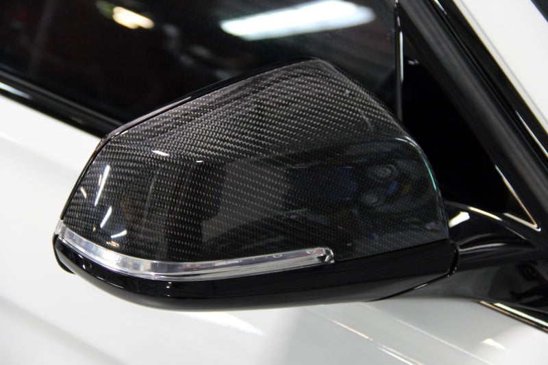 Dinan 12-21 BMW 2/3/4-Series (F22/F30/F31/F32/F33/F34/F36/F45/F46) Carbon Fiber Mirror Cover Set