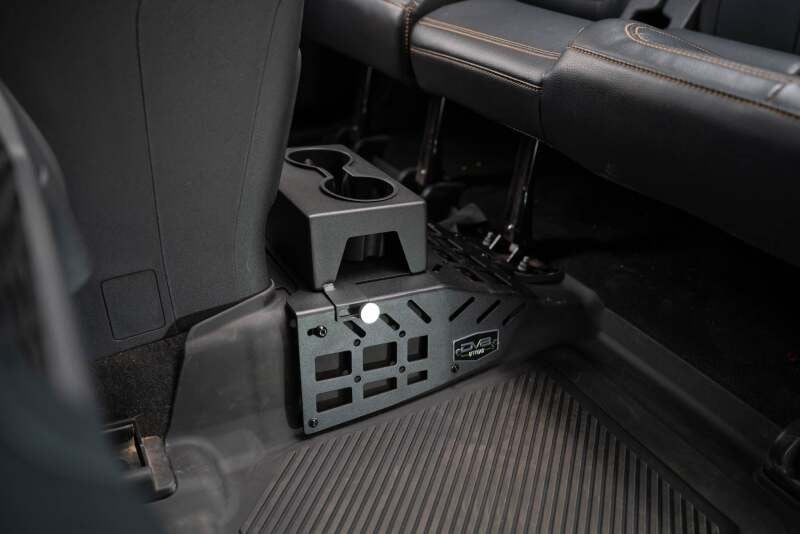 DV8 21+ Ford Bronco Rear Seat Cup Holder and Molle Panels (2-Door Models)