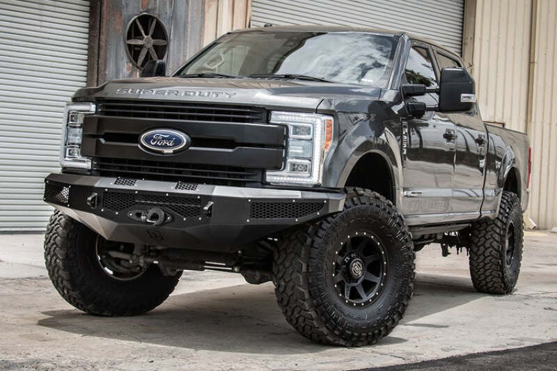 ICON Impact Front Bumper for 2017-2022 Ford F-250/F-350 Super Duty Pro Winch - 66200